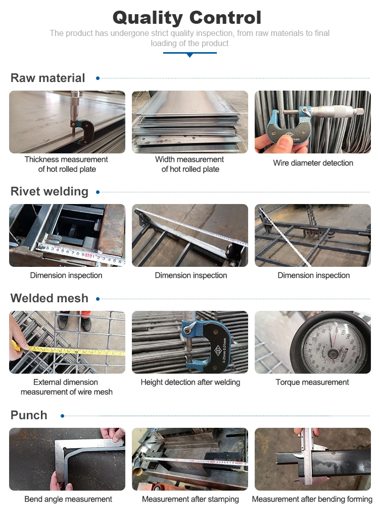 Cargo Transport Storage Forklift Safety Galvanized Folding Wire Cages