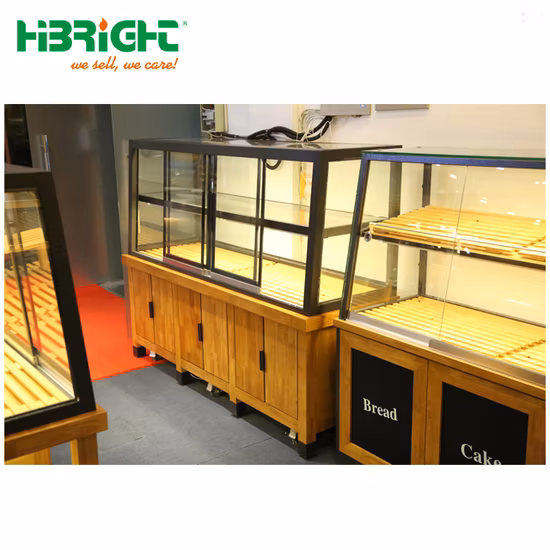 Holz-Metall-Supermarkt-Brot-Gebäck-Bäckerei-Aufbewahrungsregal